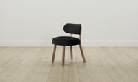 The Jane Dining Chair - Pebbled Leather Ink