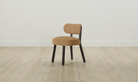 The Jane Dining Chair - Pebbled Leather Latte