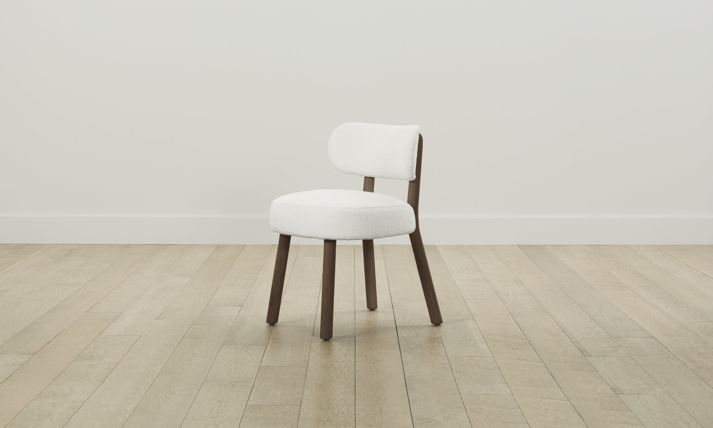 The Jane Dining Chair - Performance Bouclé Polar