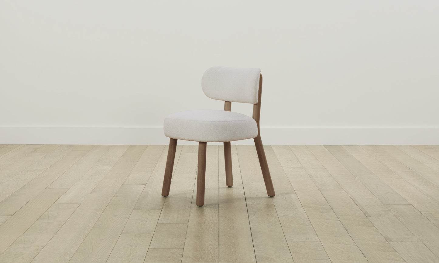 The Jane Dining Chair - Performance Bouclé Polar