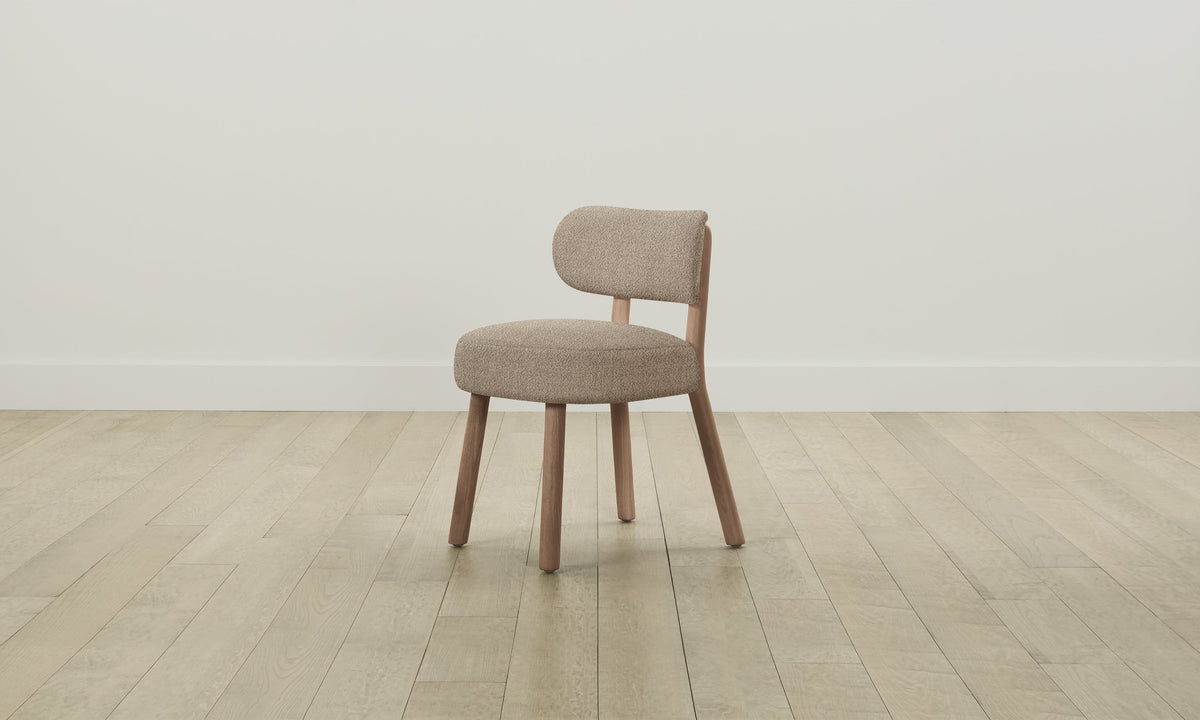 The Jane Dining Chair - Performance Textural Weave Earthen
