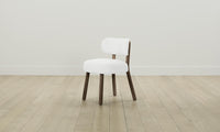 The Jane Dining Chair - Performance Linen Weave Pure White