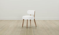 The Jane Dining Chair - Performance Linen Weave Pure White