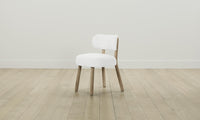 The Jane Dining Chair - Performance Linen Weave Pure White