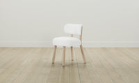 The Jane Dining Chair - Performance Linen Weave Pure White