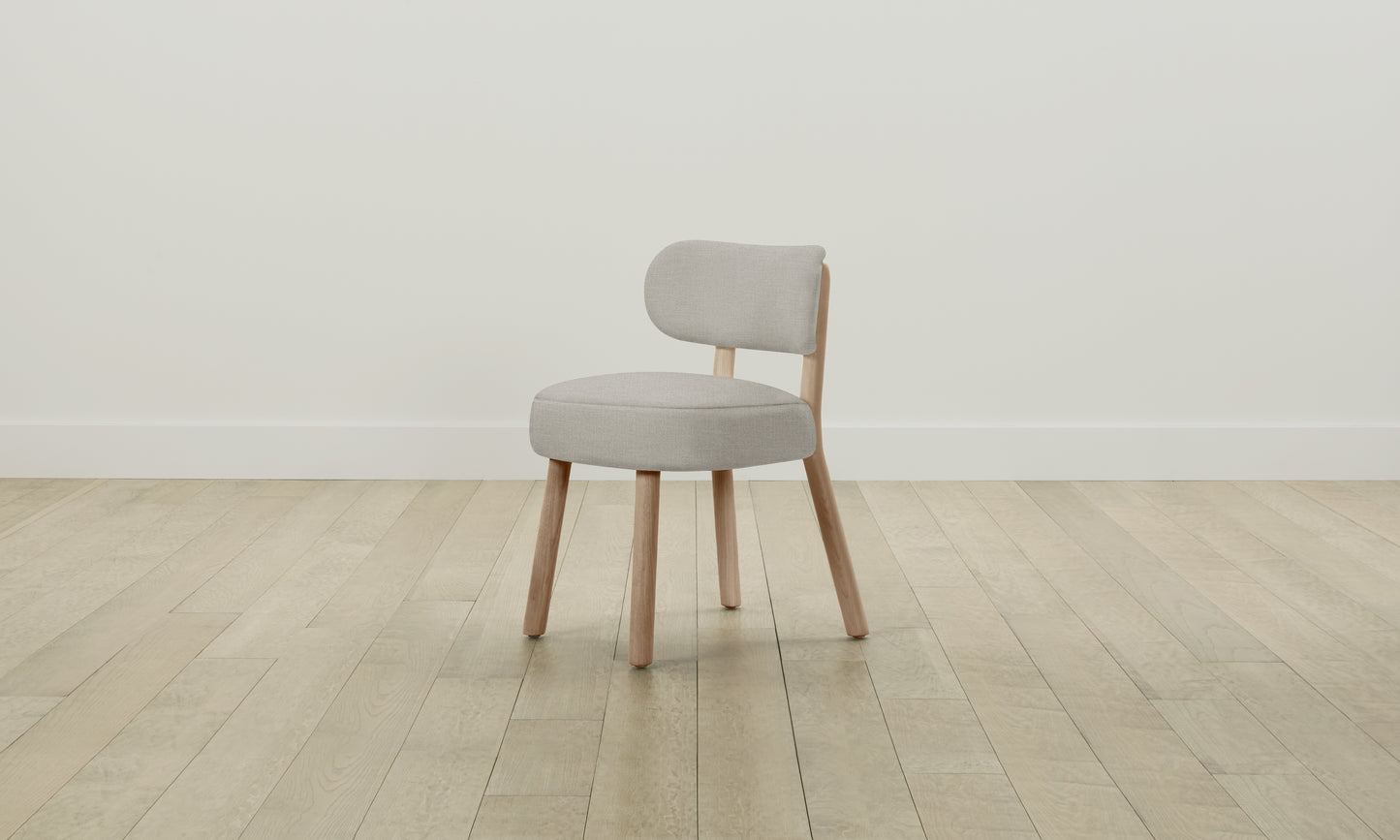 The Jane Dining Chair - Performance Textured Linen Flax