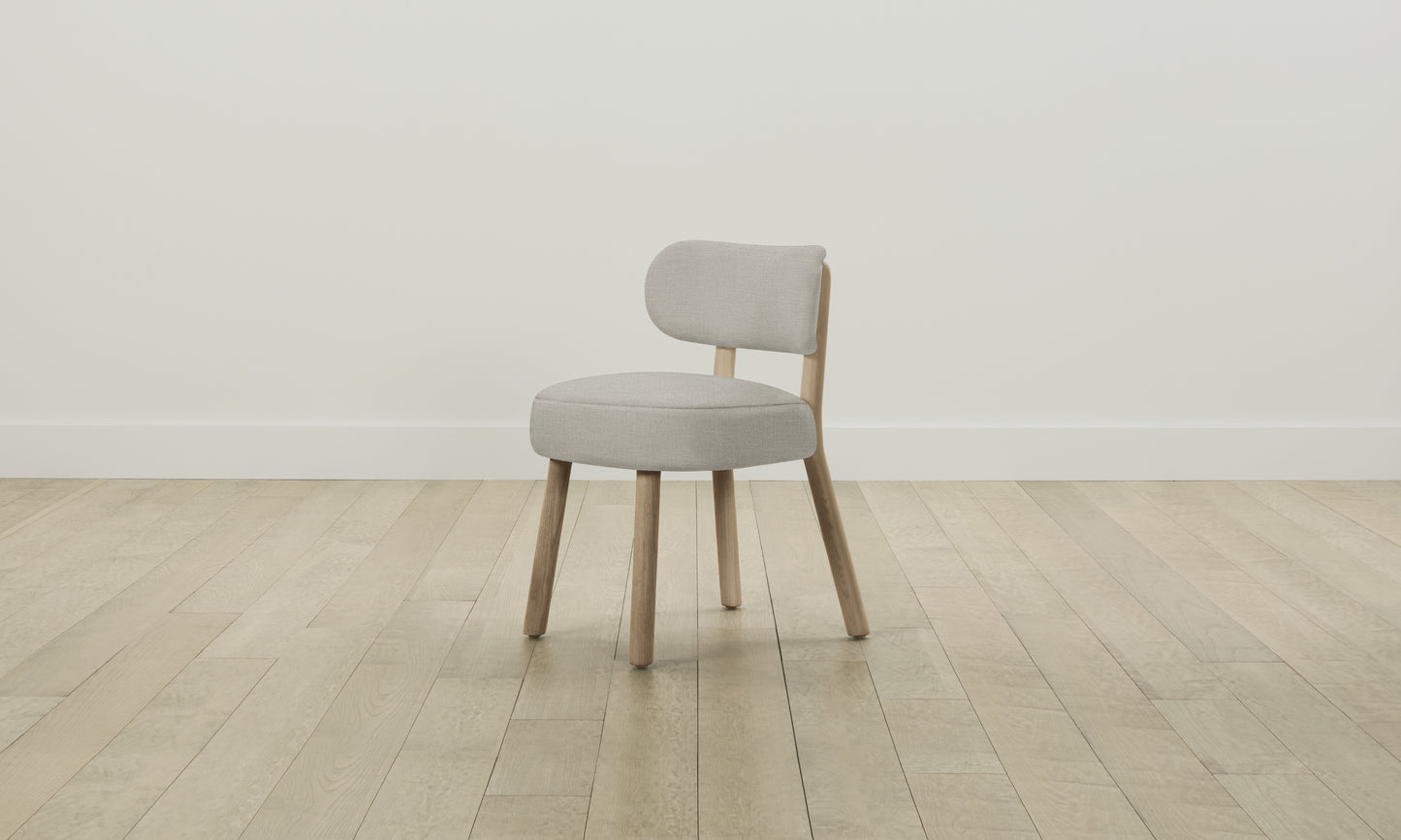 The Jane Dining Chair - Performance Textured Linen Flax