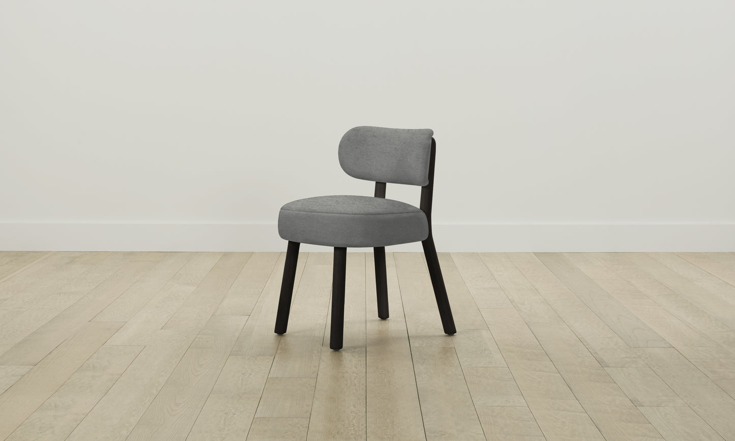 The Jane Dining Chair - Performance Tweed Smoke