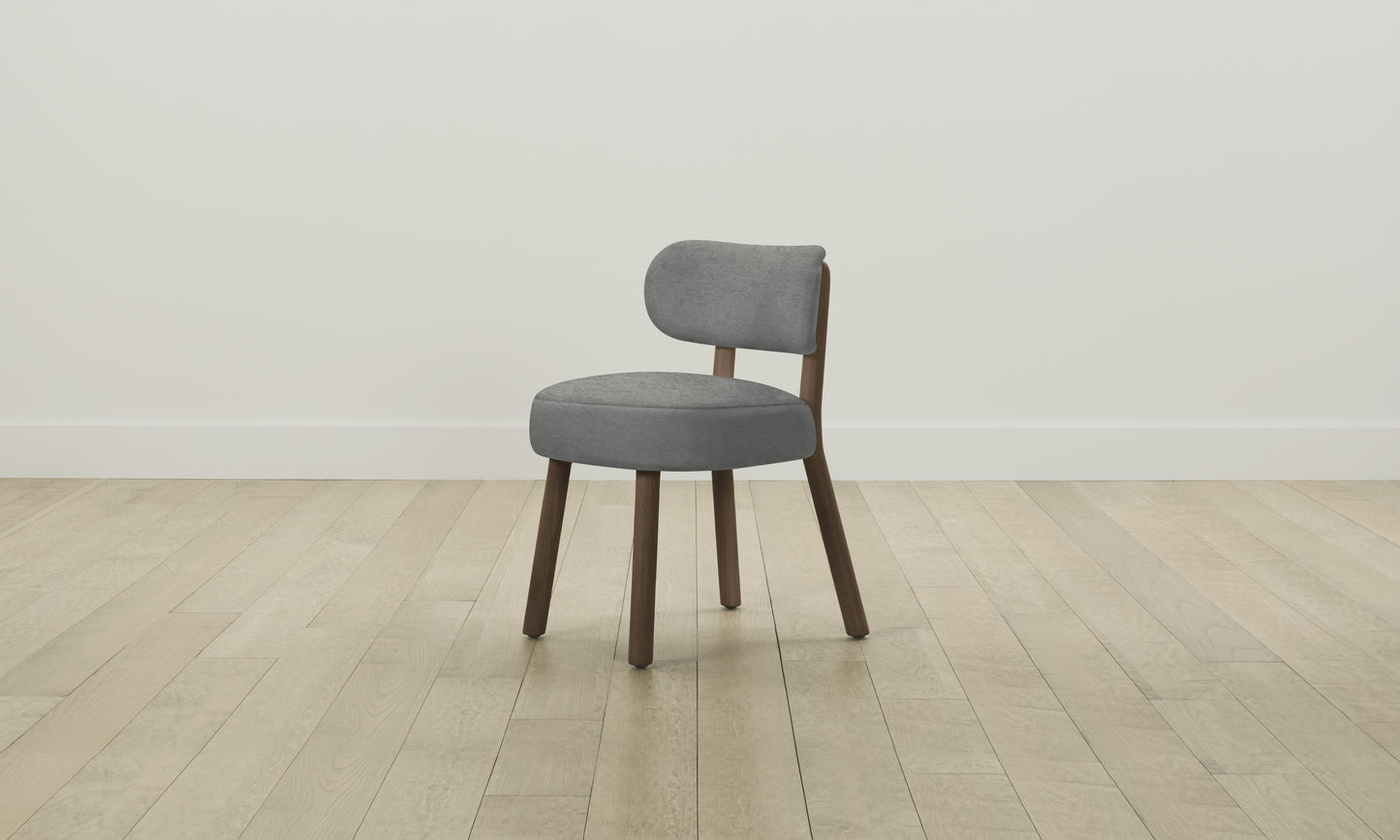 The Jane Dining Chair - Performance Tweed Smoke