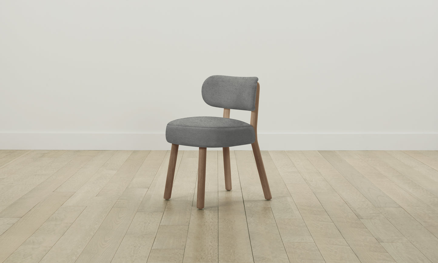 The Jane Dining Chair - Performance Tweed Smoke