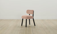 The Jane Dining Chair - Performance Velvet Dusty Rose