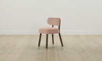 The Jane Dining Chair - Performance Velvet Dusty Rose