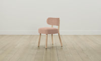 The Jane Dining Chair - Performance Velvet Dusty Rose