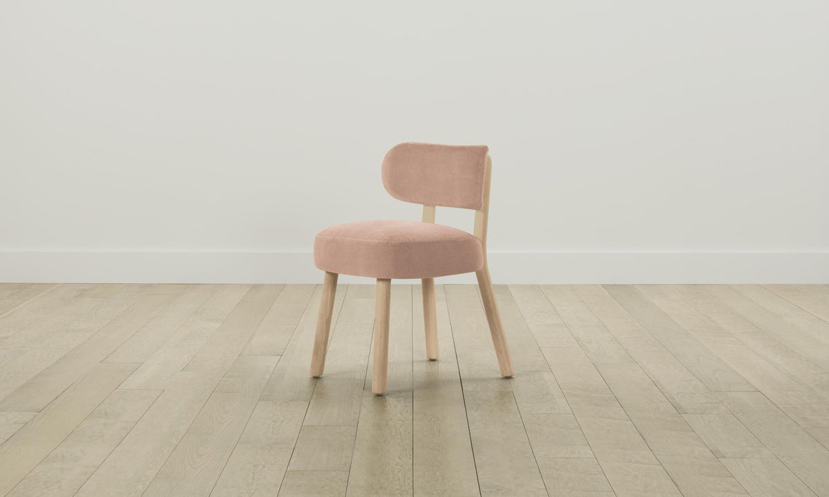 The Jane Dining Chair - Performance Velvet Blossom