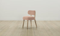 The Jane Dining Chair - Performance Velvet Dusty Rose