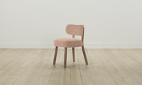 The Jane Dining Chair - Performance Velvet Dusty Rose