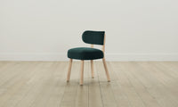 The Jane Dining Chair - Performance Velvet Emerald