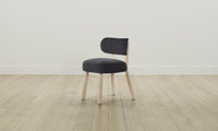 The Jane Dining Chair - Performance Velvet Flannel