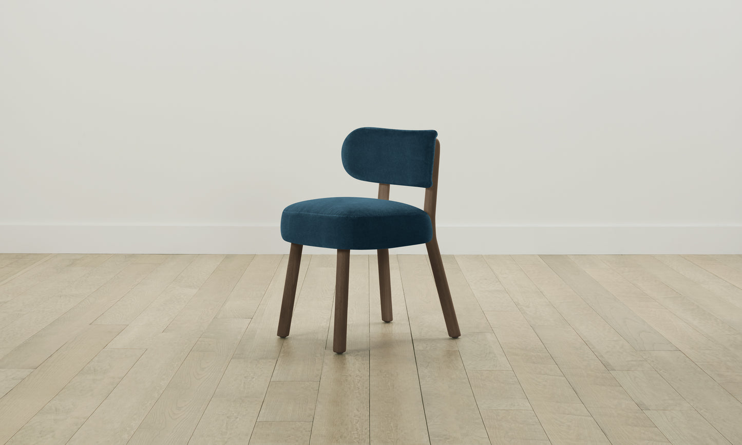 The Jane Dining Chair - Performance Velvet Lagoon