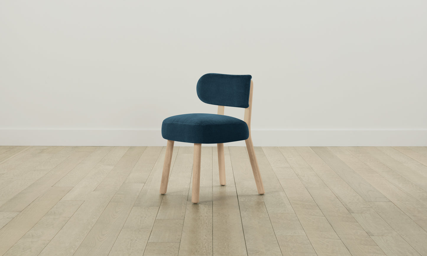 The Jane Dining Chair - Performance Velvet Lagoon