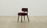 The Jane Dining Chair - Performance Velvet Merlot