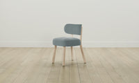 The Jane Dining Chair - Performance Velvet Seafoam