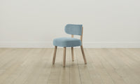 The Jane Dining Chair - Performance Velvet Sky