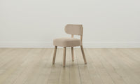 The Jane Dining Chair - Performance Velvet Taupe