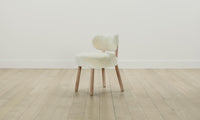 The Jane Dining Chair - Shearling Ivory