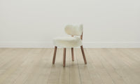 The Jane Dining Chair - Shearling Ivory