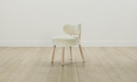 The Jane Dining Chair - Shearling Ivory