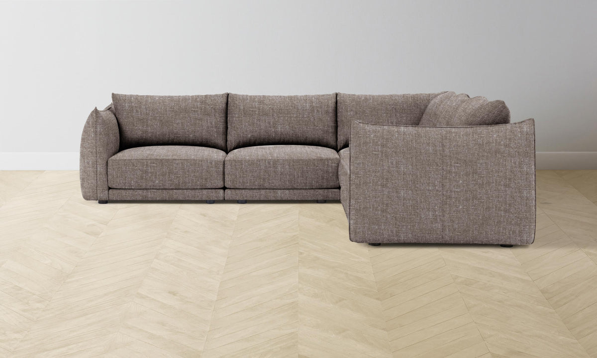 The Jones Modular Sectional - Heritage Belgian Linen Carob