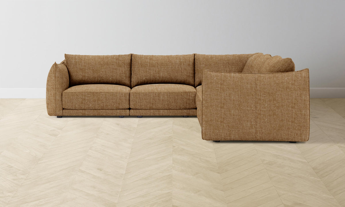 The Jones Modular Sectional - Heritage Belgian Linen Chai