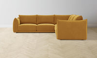 The Jones Modular Sectional - Mohair Amber