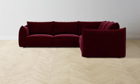 The Jones Modular Sectional - Mohair Crimson