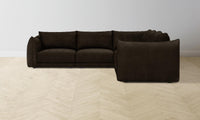 The Jones Modular Sectional - Nubuck Leather Espresso