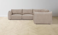 The Jones Modular Sectional - Nubuck Leather Fawn