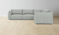 The Jones Modular Sectional - Performance Melange Weave Seaglass