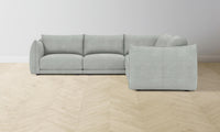 The Jones Modular Sectional - Performance Mélange Weave Seaglass