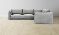 The Jones Modular Sectional - Performance Textured Tweed Alpine