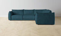 The Jones Modular Sectional - Performance Velvet Lagoon