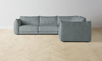 The Jones Modular Sectional - Performance Velvet Seafoam