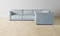 The Jones Modular Sectional - Performance Velvet Sky