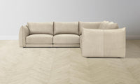 The Jones Modular Sectional - Tuscan Leather Bisque