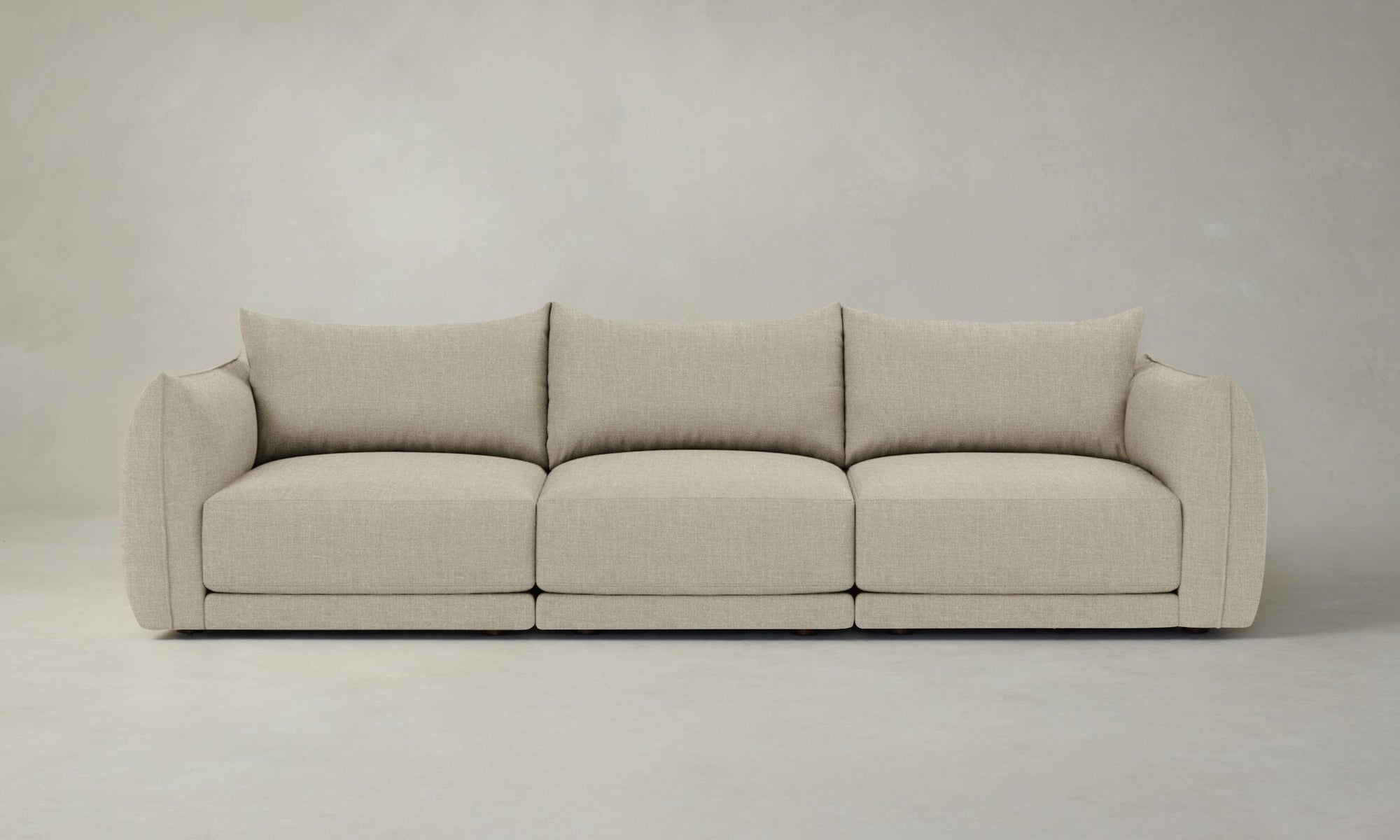 The Jones Modular Sectional - Heritage Belgian Linen Alder