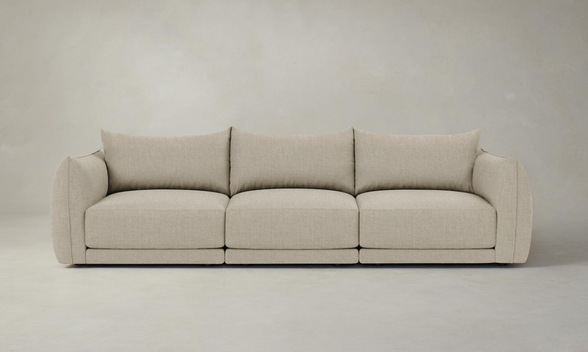 The Jones Modular Sofa - Heritage Belgian Linen Alder