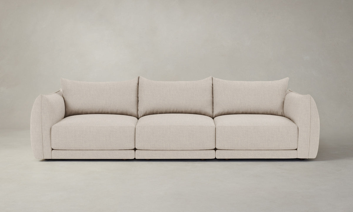The Jones Modular Sectional - Heritage Belgian Linen Summit
