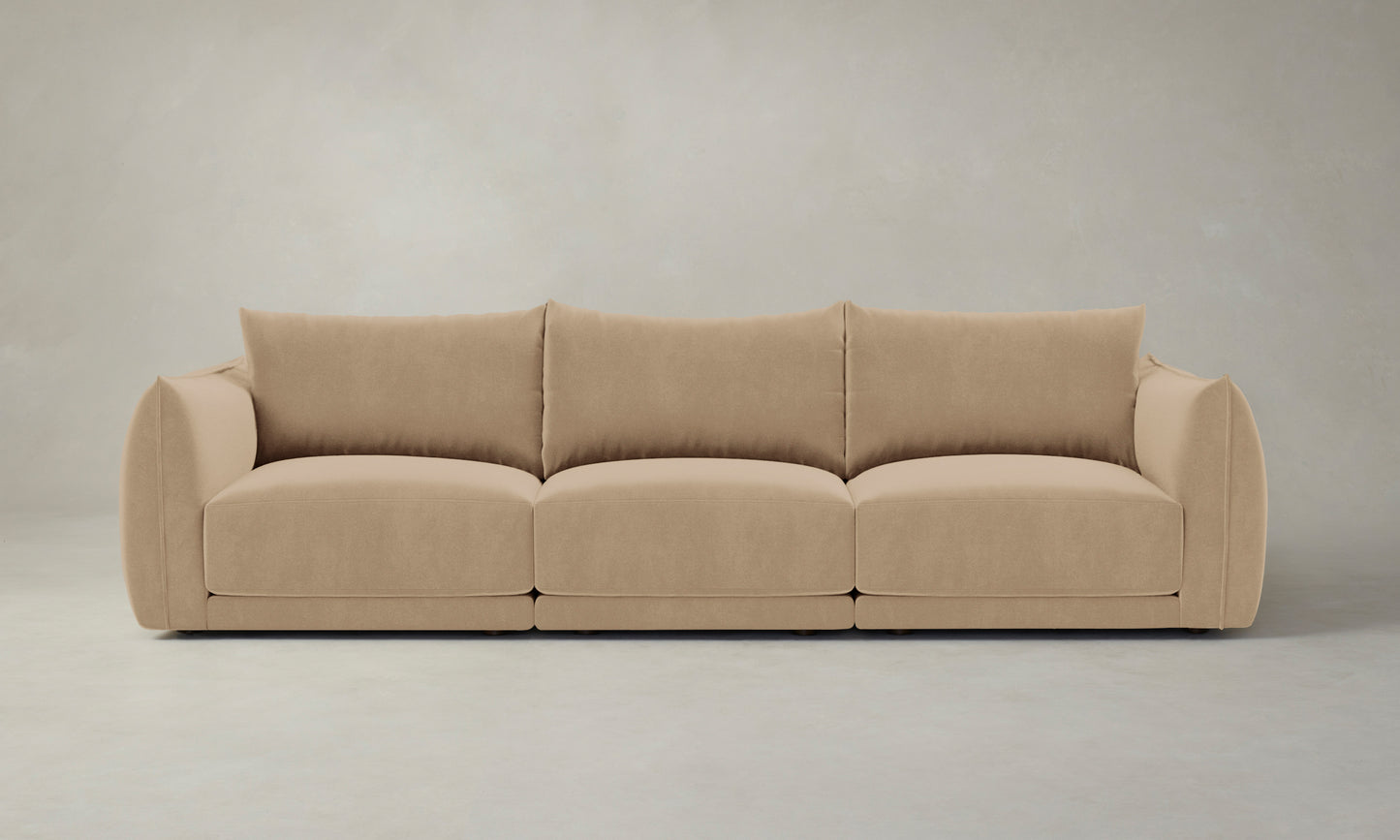 The Jones Modular Sofa - Mohair Almond