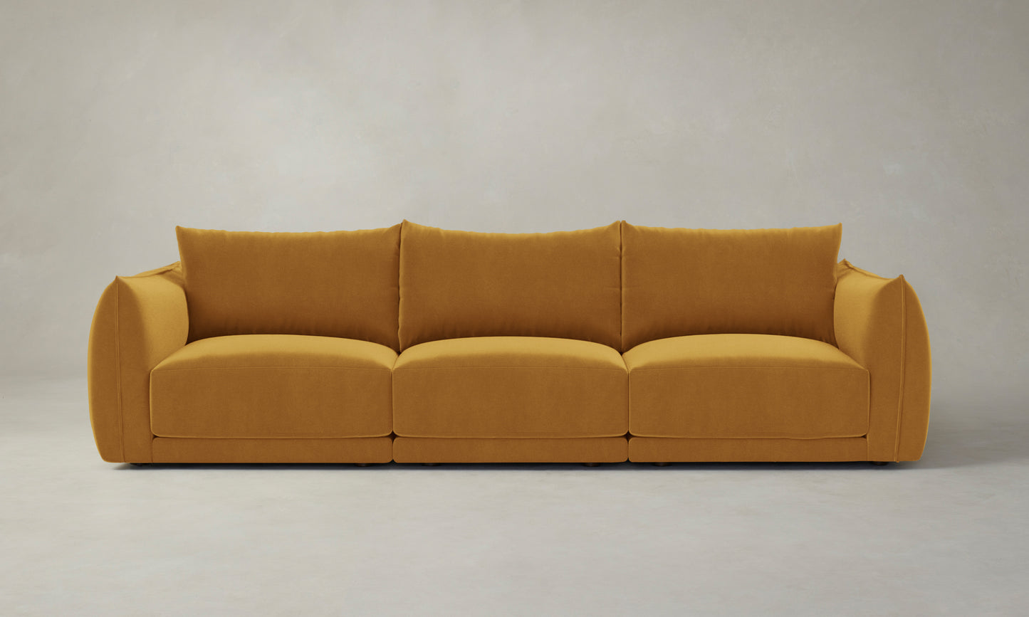 The Jones Modular Sofa - Mohair Amber