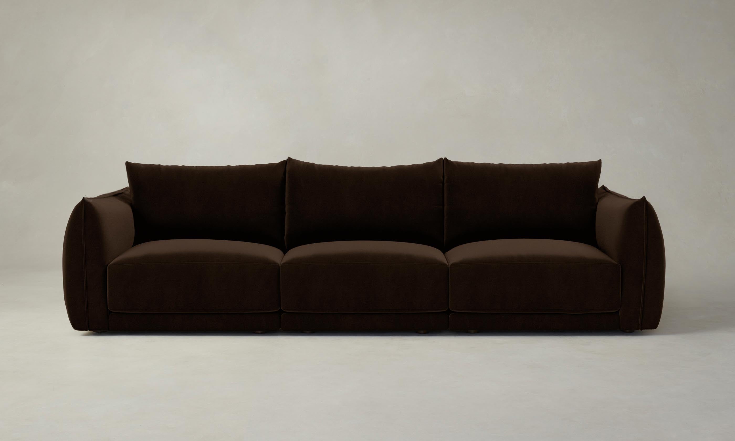 The Jones Modular Sofa - Mohair Chocolate – Maiden Home